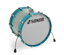 Load image into Gallery viewer, Sonor *Pre-Order* AQ2 Aqua Silver Burst Lacquer BOP 18x14 14x13 12x8 14x6 Drum Shells +Throne Special Order Authorized Dealer
