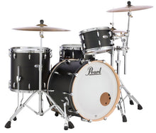 Load image into Gallery viewer, Pearl Masters Complete 22x16_12x8_16x16 Black Matte Mist Drums Shell Pack +Bags! Authorized Dealer