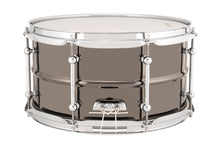 Load image into Gallery viewer, Ludwig Universal Metal 7x13" Black Brass Snare Drum w/Chrome-Plated Triple Flange Hoops Auth Dealer