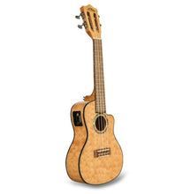 Load image into Gallery viewer, Lanikai Quilted Maple Natural Stain Electric Concert Cutaway Ukulele +FREE Case | Authorized Dealer