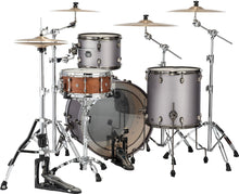 Load image into Gallery viewer, Mapex Saturn Evolution Hybrid Gun Metal Grey Lacquer Powerhouse Rock Drum Kit 24x14,13x9,16x16 Shell Pack Authorized Dealer