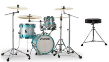 Load image into Gallery viewer, Sonor AQ2 Aqua Silver Lacquer MARTINI 14x13_13x12_8x7_12x5 Drum Shell Pack +Throne Authorized Dealer