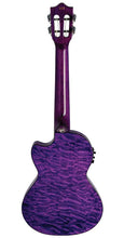 Load image into Gallery viewer, Lanikai Quilted Maple Purple Acoustic/Electric Concert Cutaway Ukulele +FREE Case Authorized Dealer