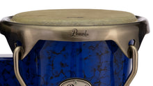 Load image into Gallery viewer, Pearl Primero Pro 5pc Fiberglass Drums Quinto Congas Tumba Bongos Blue Marble 10,11,11.75,12.5,7/8.5