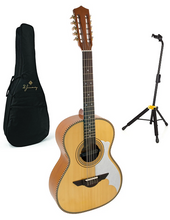 Load image into Gallery viewer, H Jimenez Bajo Quinto El Musico LBQ2NCE Non Cutaway Solid Spruce Top with Pickup FREE GigBag & Stand