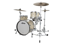 Load image into Gallery viewer, Ludwig Classic Maple Vintage White Marine Downbeat Drums Shells 14x20_8x12_14x14 Made in the USA Authorized Dealer