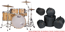 Load image into Gallery viewer, Pearl Session Studio Select Natural Birch 20/10/12/14/16 Drums | Free Gig Bags | Authorized Dealer
