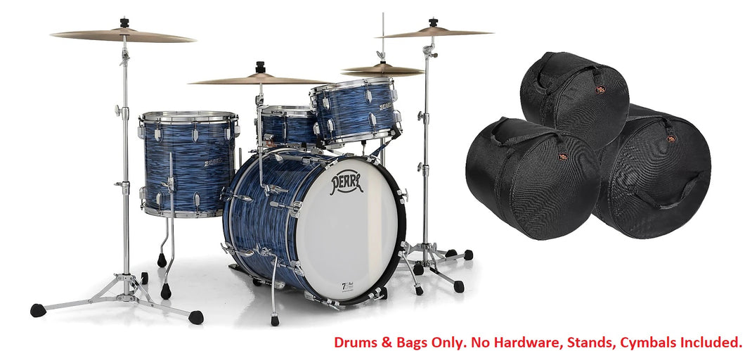 Pearl President Deluxe Ocean Ripple 3pc Shell Pack 20x14 12x8 14x14 Drums & Bags MAKE OFFER | Authorized Dealer