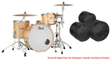 Load image into Gallery viewer, Pearl Session Studio Select Natural Birch 24x14/13x9/16x16 Drums Shells +FREE Bags Authorized Dealer
