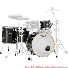 Load image into Gallery viewer, Pearl Pre-Order Session Studio Select Black Halo Glitter Drums 24/13/16/18 Shell Pack Special Order NEW Authorized Dealer
