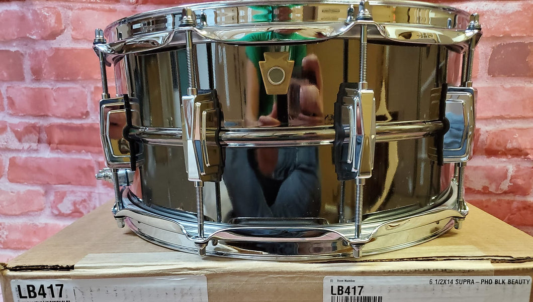 Ludwig LB417 *In Stock Now* Black Beauty 6.5x14
