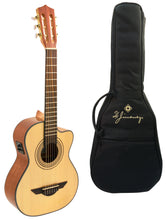 Load image into Gallery viewer, H Jimenez Voz de Trio Acoustic/Electric Requinto with Pickup | FREE Gig Bag | NEW Authorized Dealer
