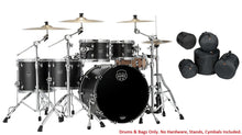 Load image into Gallery viewer, Mapex Saturn Satin Black Studioease Drums 22x18/10x7/12x8/14x12/16x14 Shells +Bags Authorized Dealer
