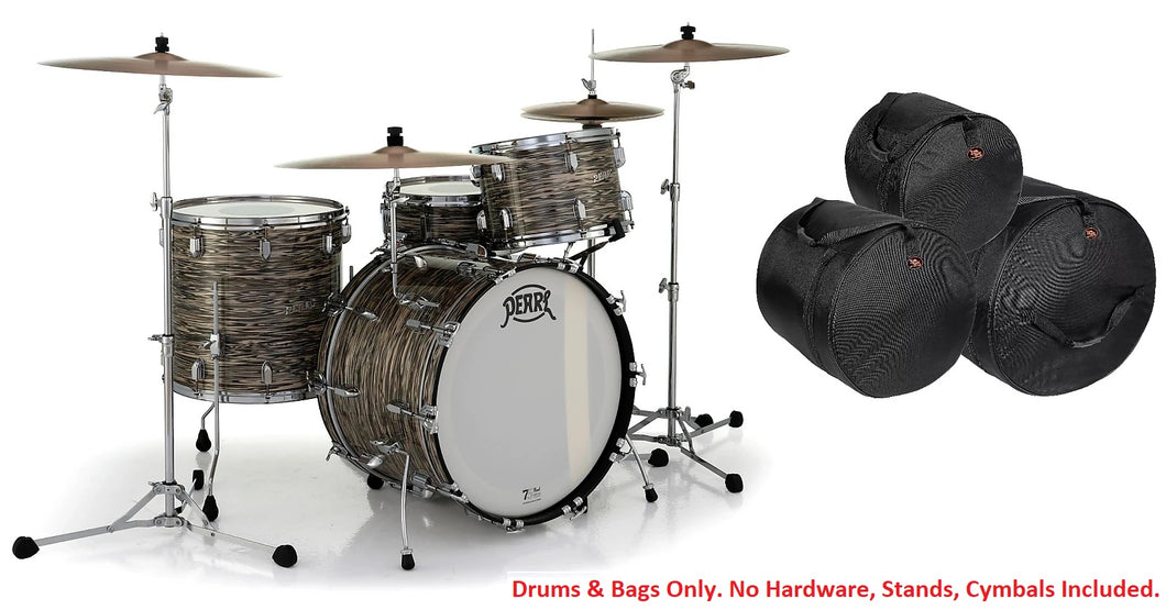 Pearl President Deluxe Desert Ripple 3pc Shell Pack 22x14 13x9 16x16 Drums & Bags Authorized Dealer