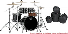 Load image into Gallery viewer, Mapex Saturn Evolution Hybrid Fusion Birch Piano Black Lacquer 4pc Drums Bags 20x16,10x7,12x8,14x14
