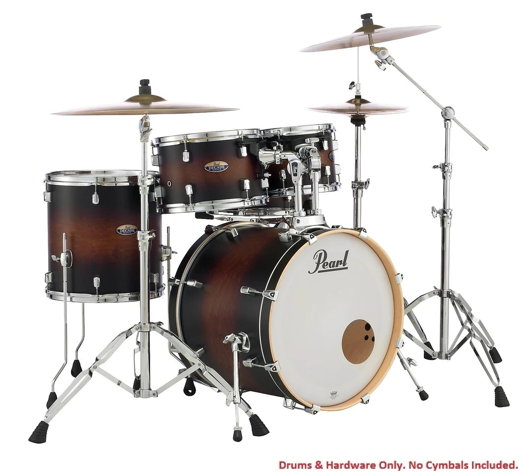 Pearl Decade Maple Satin Brown Burst 22x18/10x7/12x8/16x16/14x5.5 5pc Kit Drums HP930S