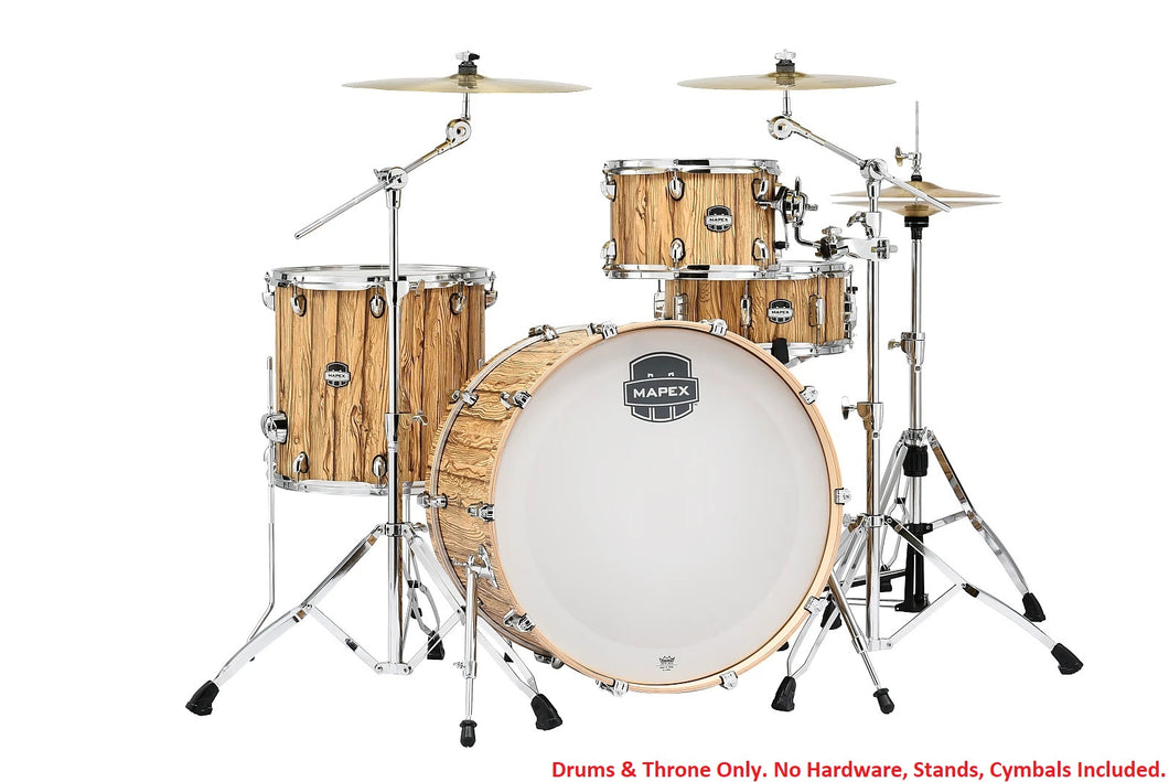 Mapex Mars Driftwood ROCK Shell Pack 24x16 12x8 16x16 14x6.5 | Free Throne! | NEW Authorized Dealer