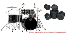 Load image into Gallery viewer, Mapex Saturn Evolution Workhorse Maple Piano Black Lacquer 5pc Drum Kit 22x18,10x8,12x9,14x14,16x16
