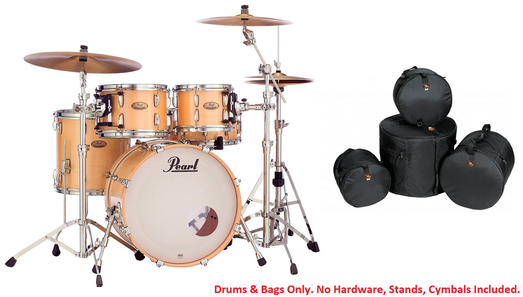 Pearl Session Studio Select Natural Birch Gloss Lacquer 20x14/10x7/12x8/14x14 Drums & GigBags Dealer