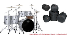 Load image into Gallery viewer, Mapex Saturn Evolution Workhorse Maple Iridium Silver Lacquer Drum Kit | 22x18,10x8,12x9,14x14,16x16
