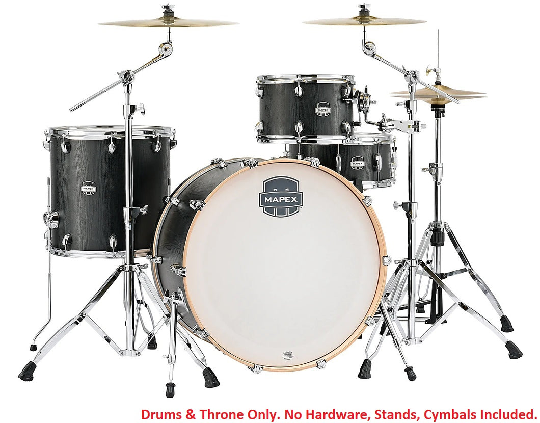 Mapex Mars Nightwood ROCK Shell Pack 24x16, 12x8, 16x16, 14x6.5 +FREE Throne | NEW Authorized Dealer