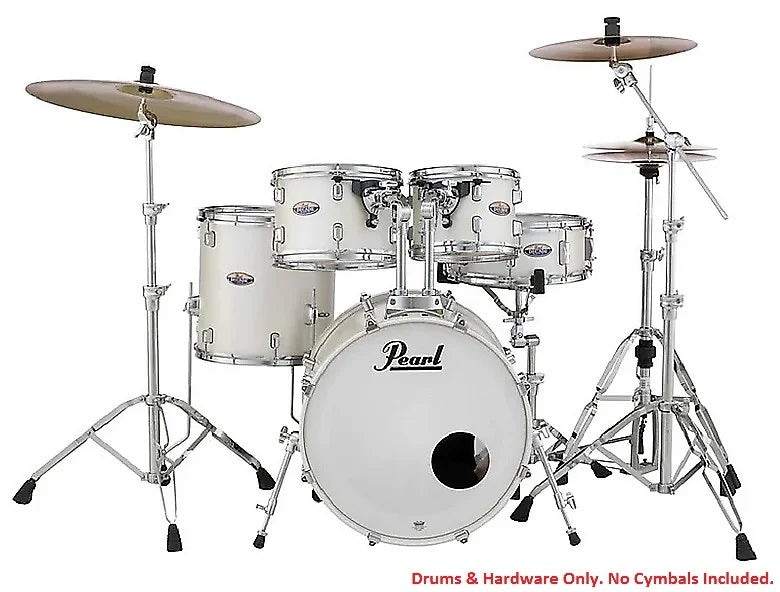 Pearl Decade Maple White Satin Pearl 20x16/10x7/12x8/14x14/14x5.5 Shell Pack Drums +HP930S Hardware