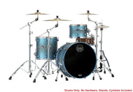 Mapex Saturn Evolution Hybrid Exotic Azure Burst Lacquer Powerhouse Rock Drums 24x14,13x9,16x16 Shell Pack Authorized Dealer