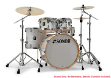 Load image into Gallery viewer, Sonor AQ2 White Marine Pearl STAGE 22x17_16x15_12x8_10x7_14x6 Drum Kit Shell Pack Authorized Dealer
