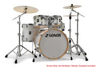 Sonor AQ2 White Marine Pearl STAGE 22x17_16x15_12x8_10x7_14x6 Drum Kit Shell Pack Authorized Dealer