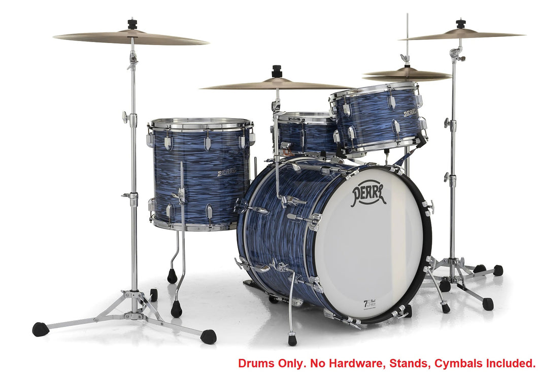 Pearl President Deluxe Ocean Ripple 3pc Shell Pack 20x14 12x8 14x14 Drums | Authorized Dealer