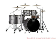 Mapex Saturn Evolution Workhorse Birch Gun Metal Lacquer Drum 5pc Kit | 22x18,10x8,12x9,14x14,16x16 | Auth Dealer