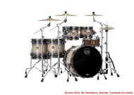 Mapex Saturn Evolution Workhorse Birch Exotic Violet Burst Lacquer Drums 22x18,10x8,12x9,14x14,16x16 Auth Dealer