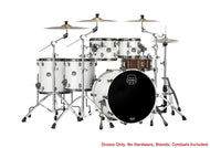 Mapex Saturn Evolution Workhorse Birch Polar White Lacquer Drum 5pc Kit 22x18,10x8,12x9,14x14,16x16 Authorized Dealer