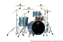 Load image into Gallery viewer, Mapex Saturn Evolution Hybrid Exotic Azure Burst Lacquer 3pc Drum Kit 20x16,12x8,14x14 Shell Pack Authorized Dealer

