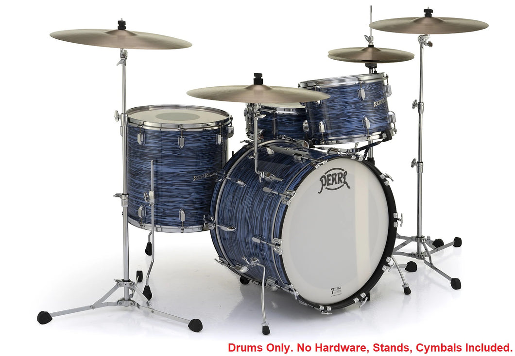 Pearl President Deluxe Ocean Ripple 3pc Shell Pack 22x14 13x9 16x16 Drums | Authorized Dealer