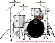 Mapex Saturn Evolution Hybrid Polar White Lacquer Powerhouse Rock Drum Kit | 24x14,13x9,16x16 Shell Pack Authorized Dealer