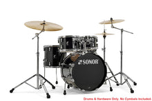 Load image into Gallery viewer, Sonor *Pre-Order* AQ1 Piano Black Studio 5pc Kit 20x16/10x7/12x8/14x13/14x6 Birch Drum Shells +Hardware Special Order | Dealer
