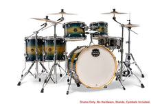 Load image into Gallery viewer, Mapex Armory Rainforest Burst Studioease w/Mount &amp; Holder 22x18/10x8/12x9/14x14/16x16/14x5.5 Drums Shell Pack | Authorized Dealer
