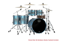 Mapex Saturn Evolution Workhorse Birch Exotic Azure Burst Lacquer Drums 22x18,10x8,12x9,14x14,16x16 Authorized Dealer