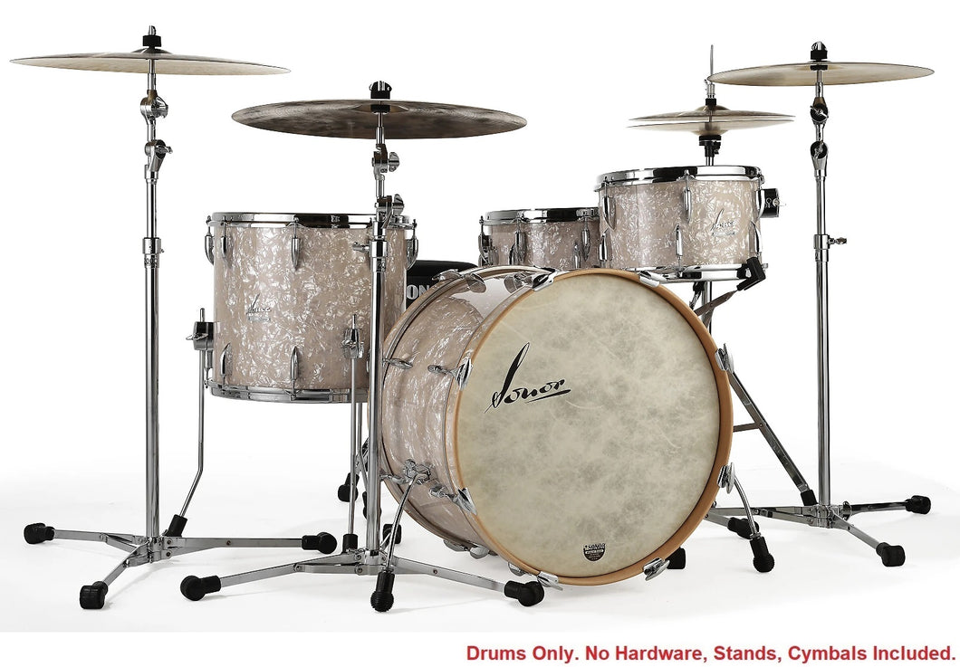 Sonor Vintage Series Pearl 20x14, 12x8, 14x12 Shell Pack Drums Set | 3pc Kit No Mount Auth Dealer