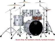 Mapex Saturn Evolution Hybrid Fusion Birch Iridium Silver Lacquer Drums | 20x16,10x7,12x8,14x14 Shell Pack Authorized Dealer