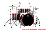 Mapex Saturn Scarlet Fade Rock Fast Drum Set 22x18/10x7/12x8/16x14 4pc Shell Pack | Authorized Dealer