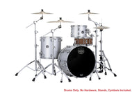 Mapex Saturn Evolution Hybrid Iridium Silver Lacquer Organic Rock 3pc Drums 22x16,12x8,16x16 Shell Pack Authorized Dealer