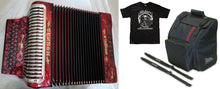 Load image into Gallery viewer, Hohner Xtreme Red FBE Accordion FBbEb FA Rojo Acordeon +Bag/Straps/Shirt Made in Germany Authorized Dealer

