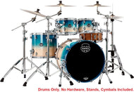 Mapex Saturn Aqua Fade Rock Fast Drum Set 22x18/10x7/12x8/16x14 4pc Shell Pack | Authorized Dealer