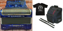 Load image into Gallery viewer, Hohner Xtreme Corona II FBE/FBbEb/Fa Blue Azul Accordion Acordeon +Bag/Straps/Shirt | WorldShip | Dealer
