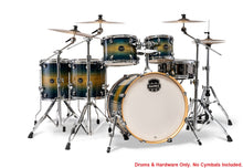 Load image into Gallery viewer, Mapex Armory Rainforest Burst Studioease w/Mount &amp; Holder 22x18/10x8/12x9/14x14/16x16/14x5.5" Drums Shells +Hardware Pack Authorized Dealer
