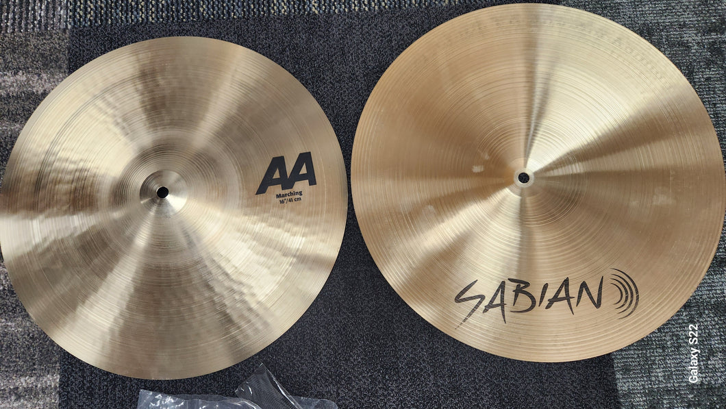 USED Sabian Pair of 16