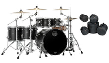 Load image into Gallery viewer, Mapex Saturn Satin Black Studioease Drums 22x18/10x7/12x8/14x12/16x14 Shells +Bags Authorized Dealer
