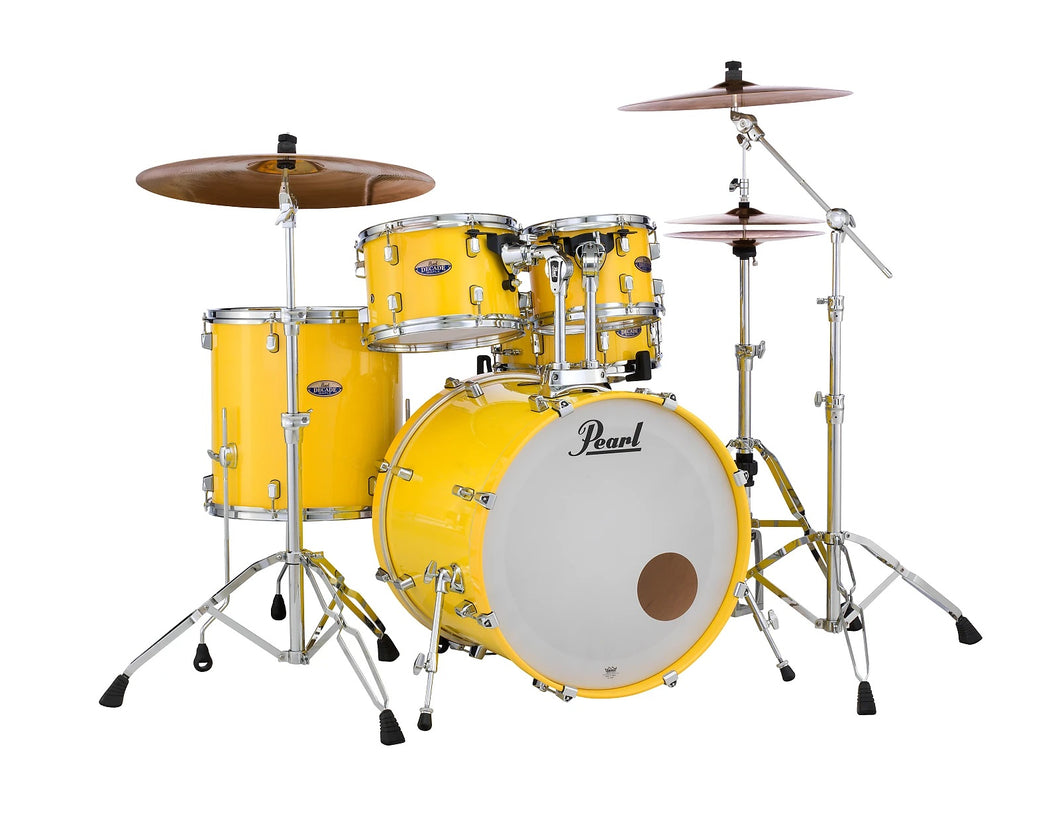 Pearl Decade Maple Solid Yellow 22x18/10x7/12x8/16x16/14x5.5 5pc Drums +HP930 Hardware | Auth Dealer